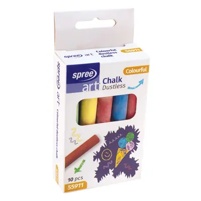 Корица на „Тебешир Spree Art цветен, кръгъл, 10 бр. в кутия"