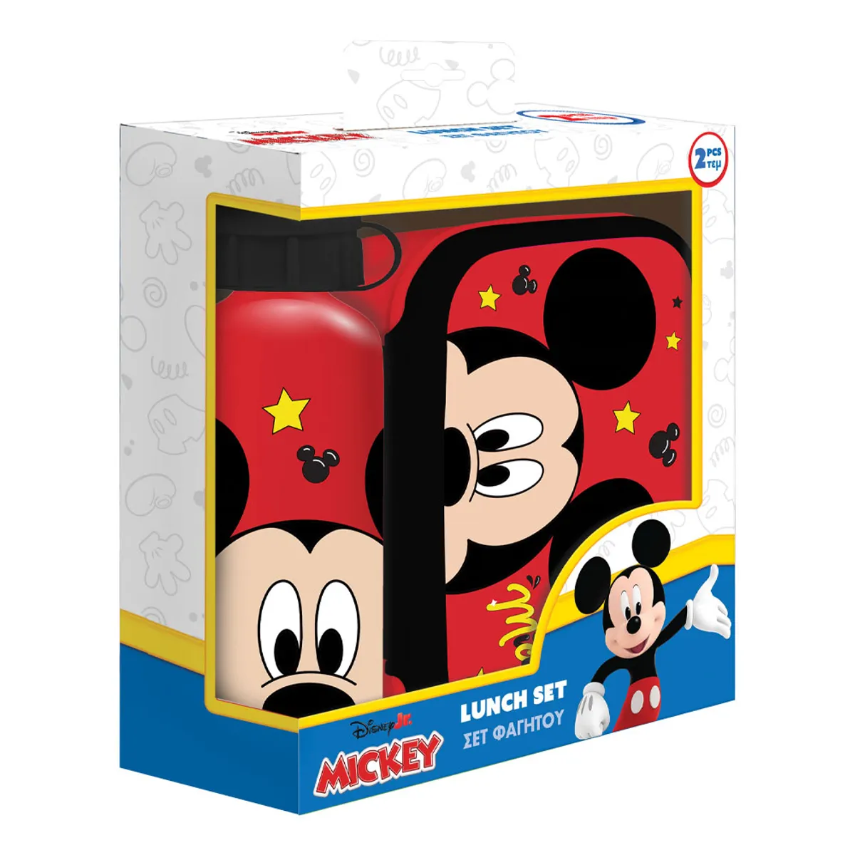 Комплект кутия за храна и бутилка за вода, Mickey