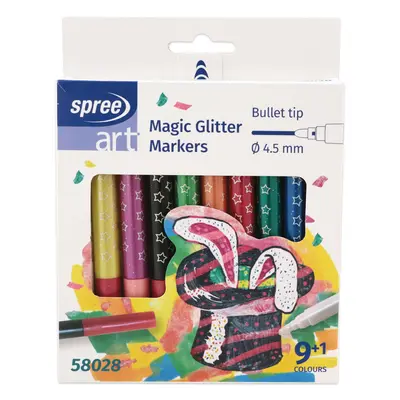 Корица на „Маркери Spree магически глитерни - 9 + 1 цв."