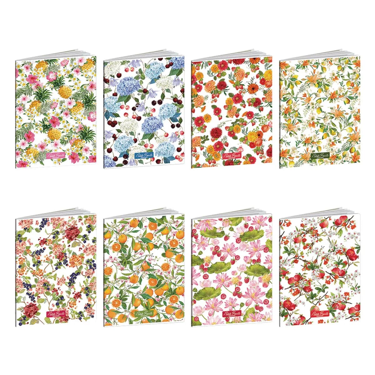 Тетрадка А5 UV Petits Fruits, 40+2 л. ред, 80 г/м2