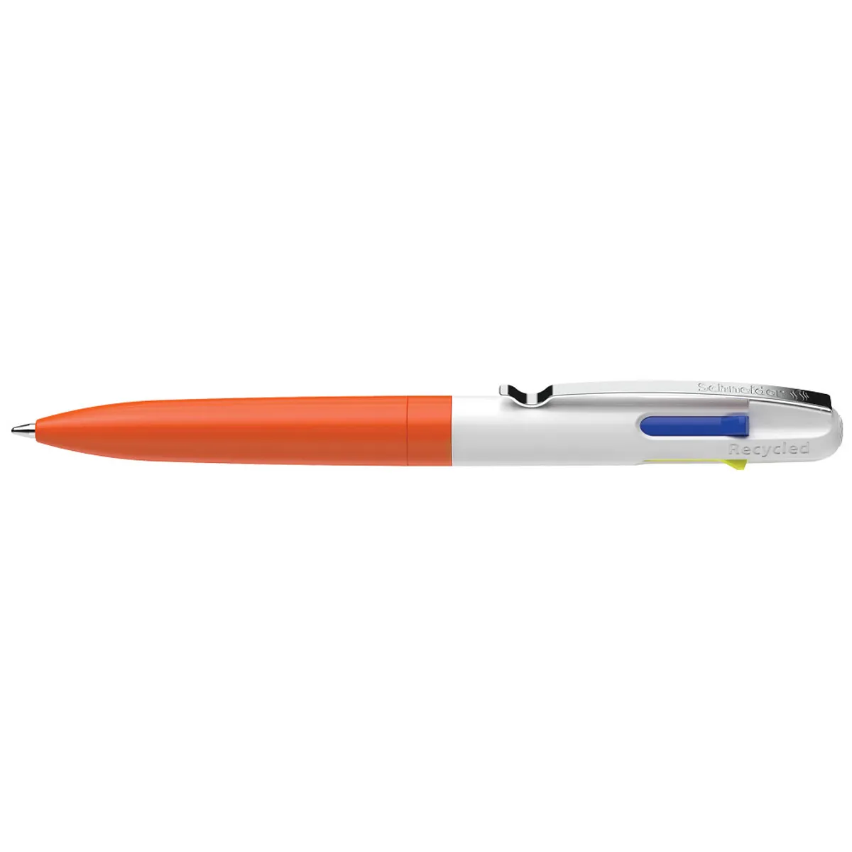 Химикалка Schneider Take 4, Neon, 4 цв, оранж