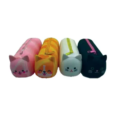 Корица на „Несесер обемен силиконов Cats, 4 цвята, 20х5х6"