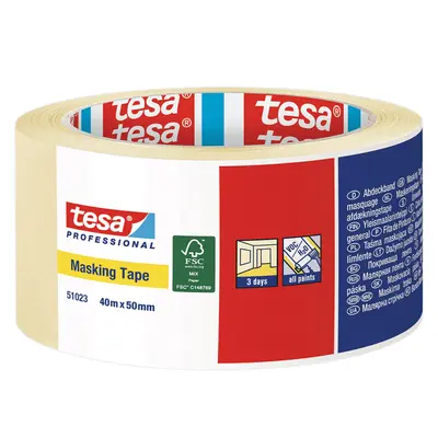 Корица на „Тиксо хартиено Tesa Standard 55мм/40 м"