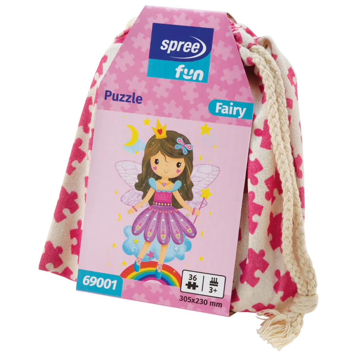Пъзел Spree в торбичка с дръжки - 36ч.- Fairy