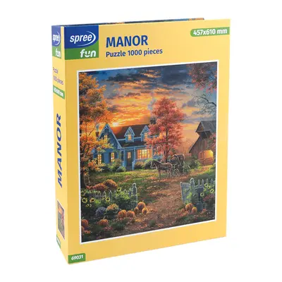 Корица на „Пъзел в кутия - книга, 1000 части 457х610 мм, Manor"