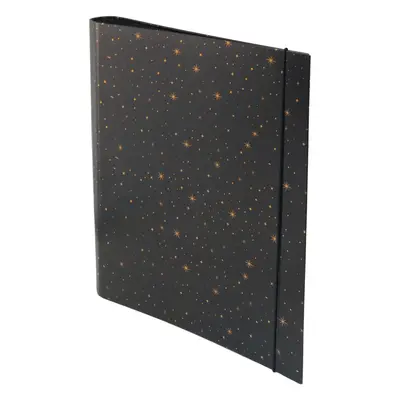 Корица на „Класьор 2 ринга объл гръб А4, 40 мм с ластик, Gold stars"