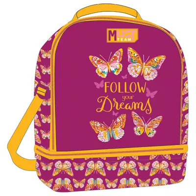Корица на „Чанта за обяд Isothermal Butterfly Follow Your Dreams, 22х16х28"