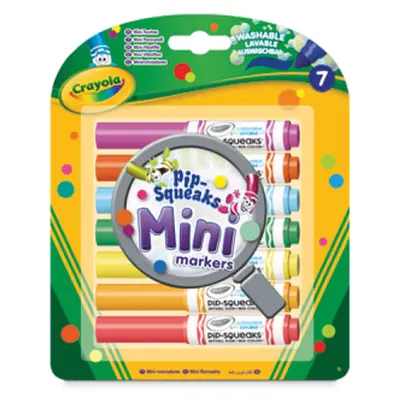 Корица на „Маркери мини 7 цв. коничен връх Pip Squeaks"