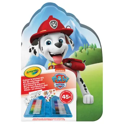 Корица на „Куфарче за оцветяване 45 части Paw Patrol"