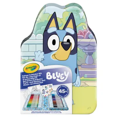 Корица на „Куфарче за оцветяване 45 части Bluey"