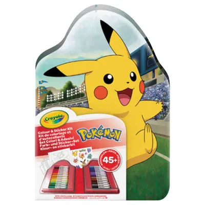 Корица на „Куфарче за оцветяване 45 части Pokemon"
