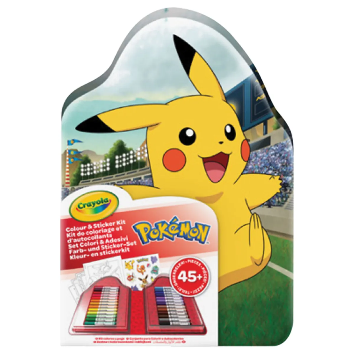 Куфарче за оцветяване 45 части Pokemon