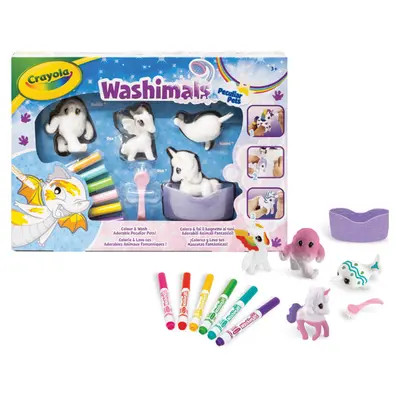 Корица на „Фигури за оцветяване 4 бр чудати Washimals"