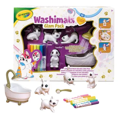 Корица на „Фигури за оцветяване 4 бр вана Washimals"