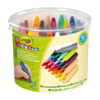 Корица на „Пастел восъчен 24 цв. Jumbo, Mini Kids"
