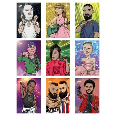 Корица на „Тетрадка А4 мат/UV Pop Icons, 40 л.ред 80 г/м2"