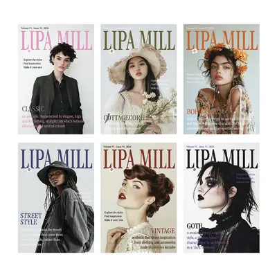 Корица на „Тетрадка Mar Mar Style Magazine - А4- 40 л.- ред"