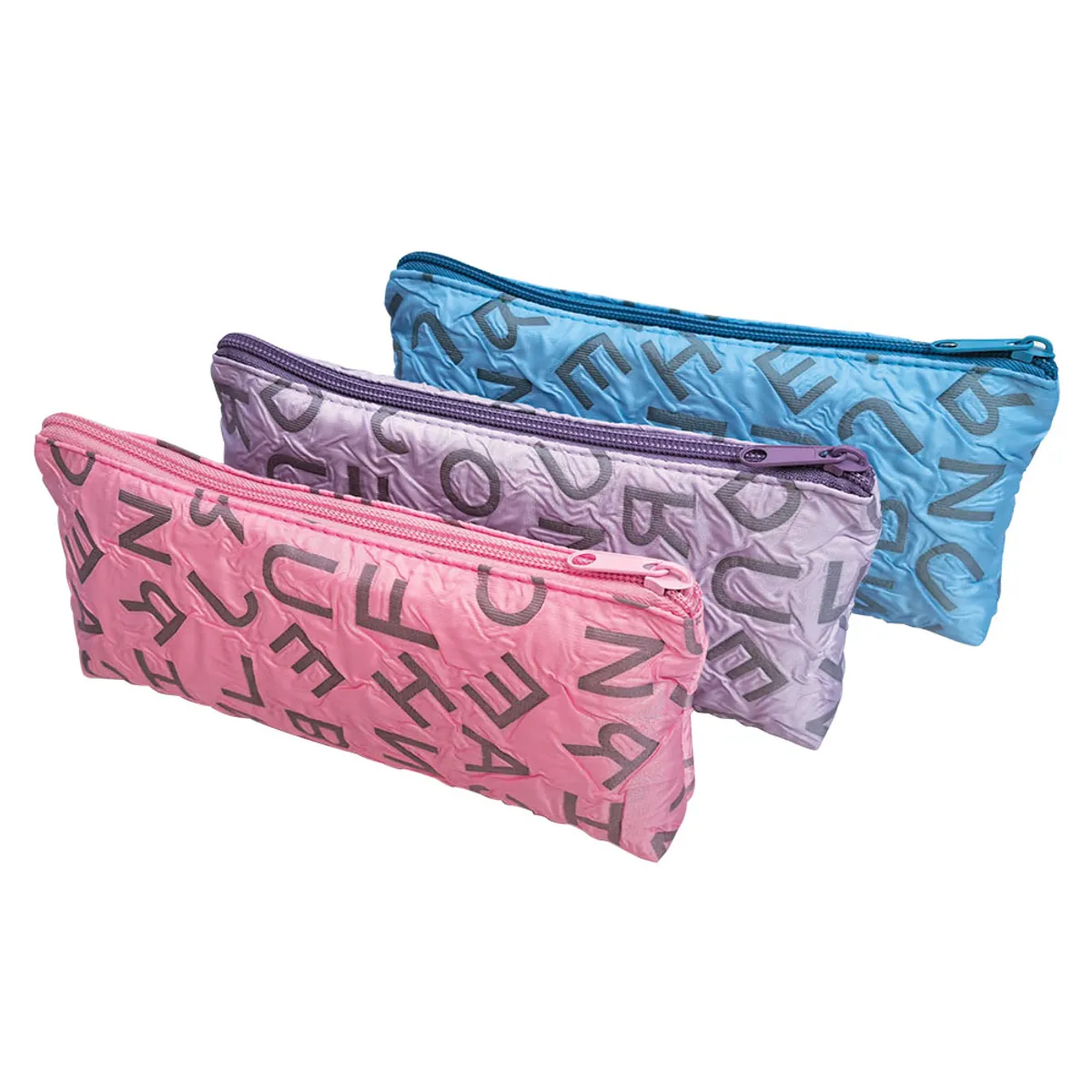 Несесер плосък с дъно 22x10x3.5 см, Letters