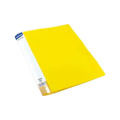 Корица на „Папка с 30 джоба, A4 PP, жълта, Dots"