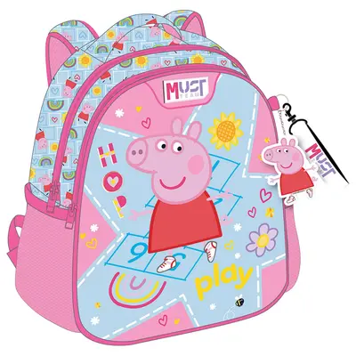 Корица на „Раница детска с 2 ципа Peppa Pig, 31x27x10"