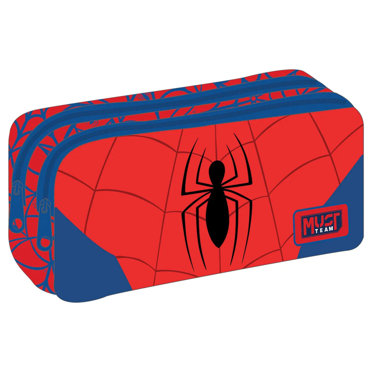 Несесер с два ципа Spiderman Red, 21x6x9
