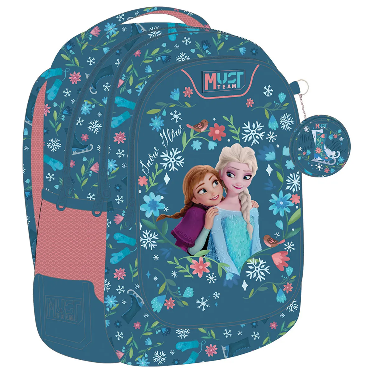 Раница Must 3 ципа Frozen Blue, 43x32x18