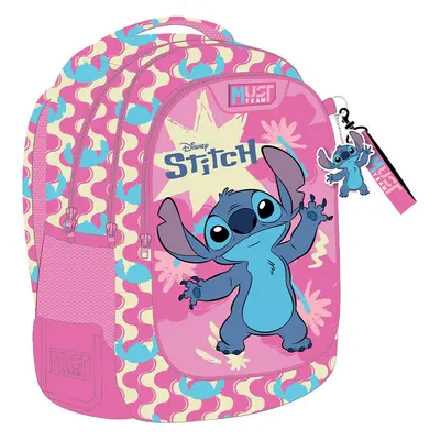 Корица на „Раница с 3 ципа Stitch Pink, 43x32x18"