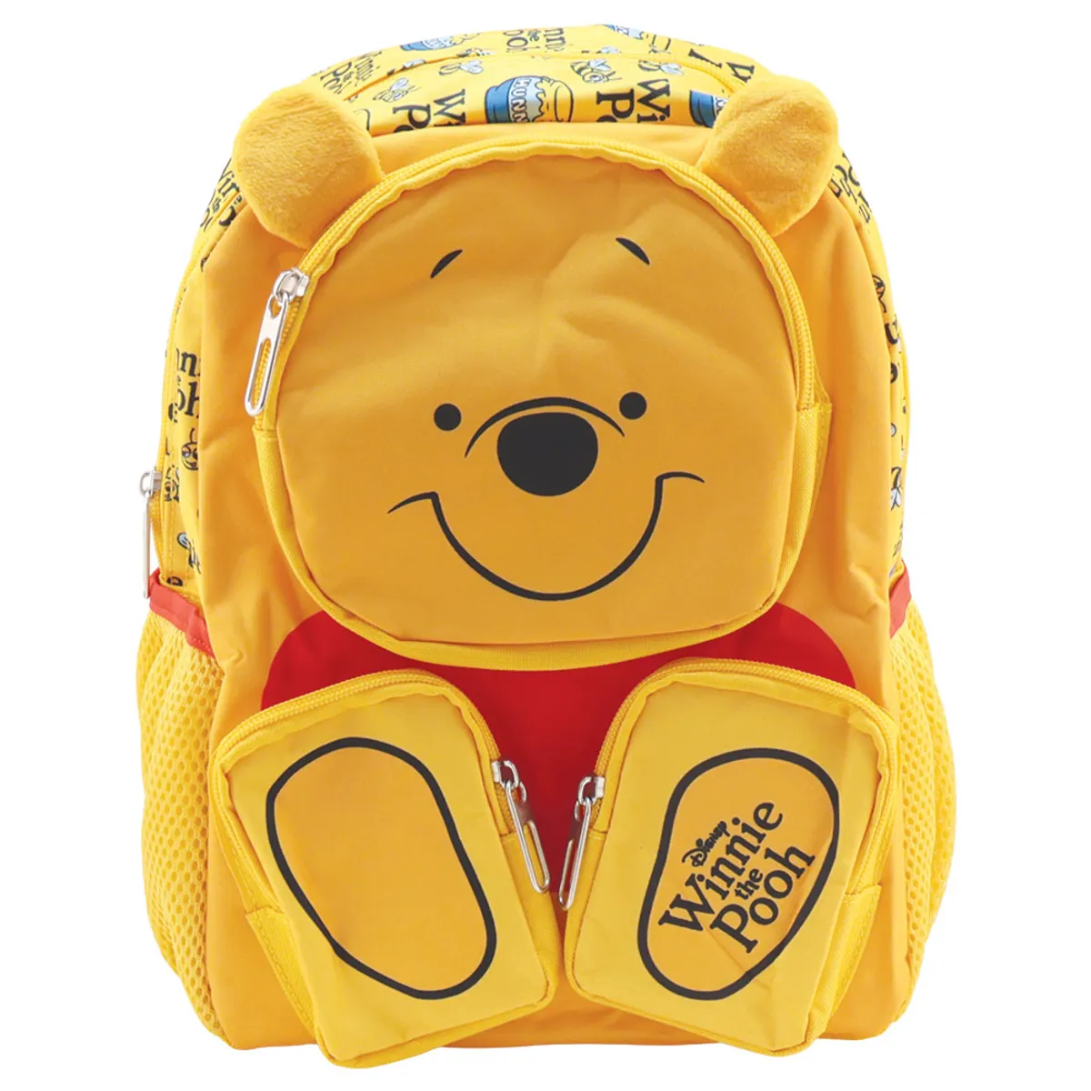 Раница детска с 2 ципа Winnie The Pooh Pocket, 31x27x10