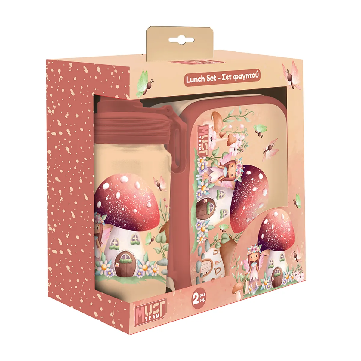 Комплект кутия за храна и бутилка за вода,Romantic Fairy