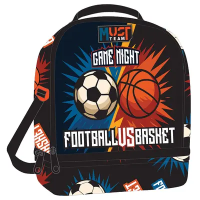 Корица на „Чанта за обяд Must Football vs Basketb, 22х16х28"