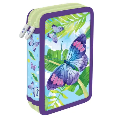 Корица на „Несесер Spree двоен зареден 20х13 - Butterfly"