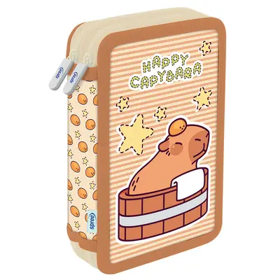 Корица на „Несесер Spree двоен зареден 20х13 - Capybara"
