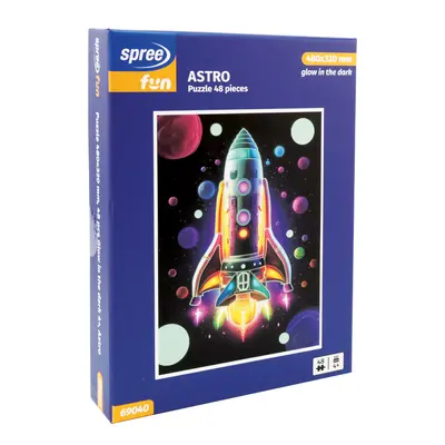 Корица на „Пъзел Spree Foil print, 48 части, 4+ - Astro"