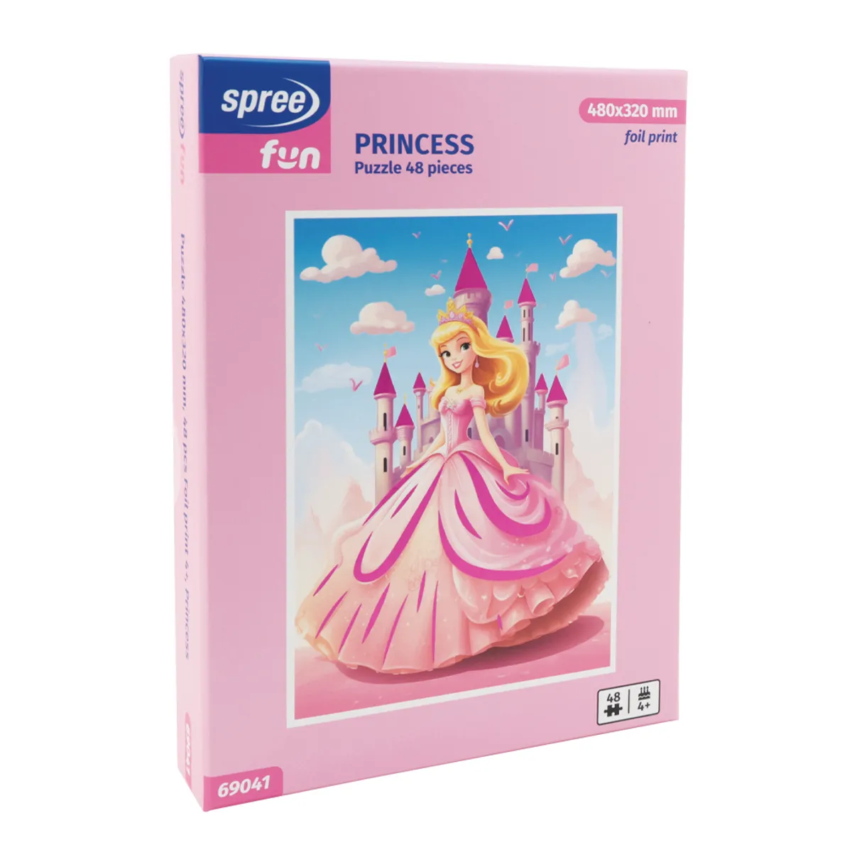 Пъзел Spree Foil print, 48 части, 4+ - Princess