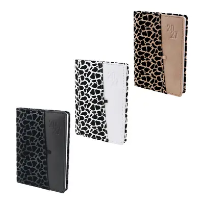 Корица на „Бележник с дати 14х20 Leopard, с джоб за GSM и химикалка, 168 л."
