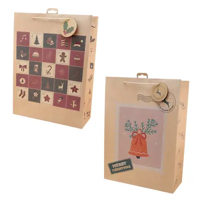 Корица на „Торбичка подаръчна Spree, Christmas Kraft  - XL“