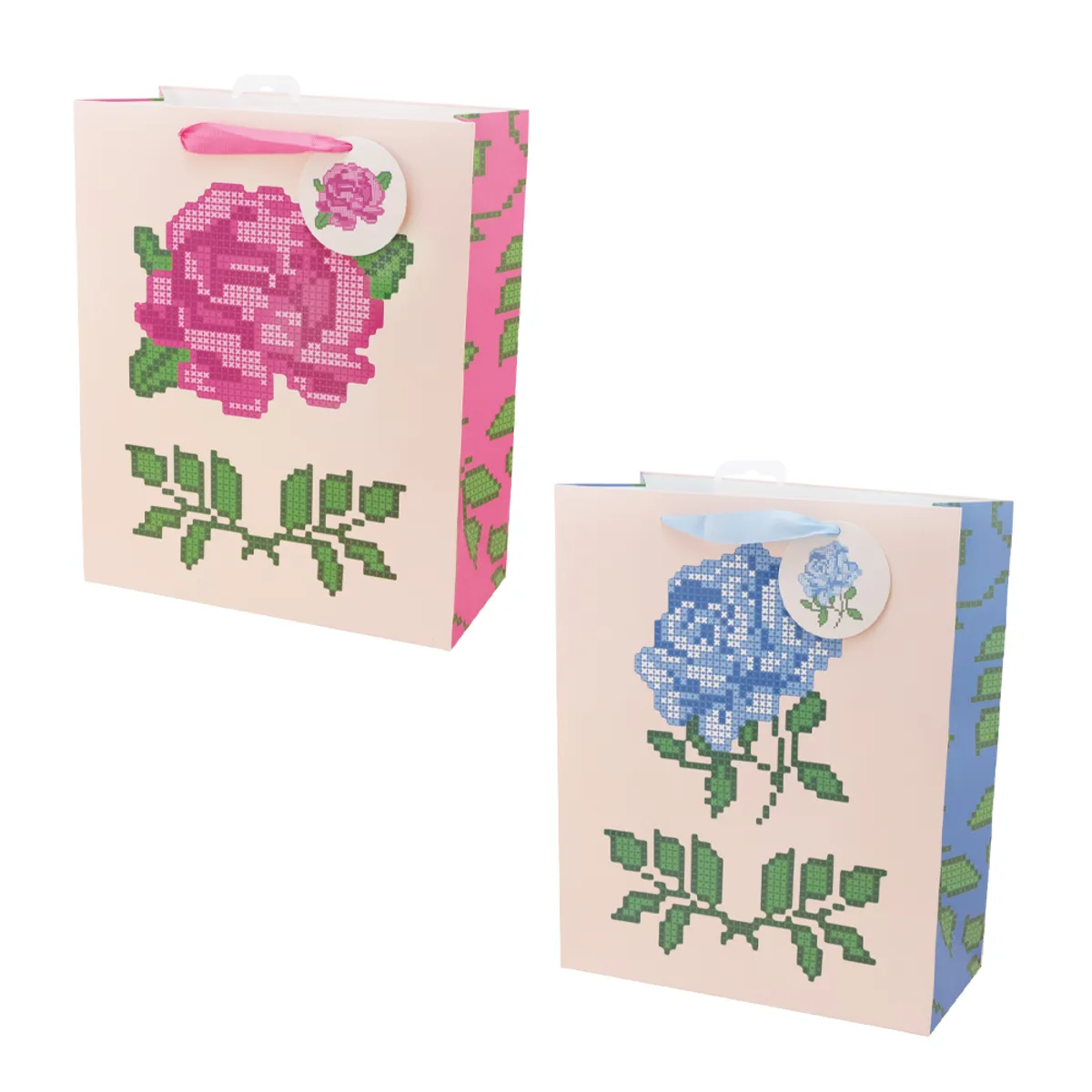 Торбичка подаръчна Spree Rose Embroidery - L