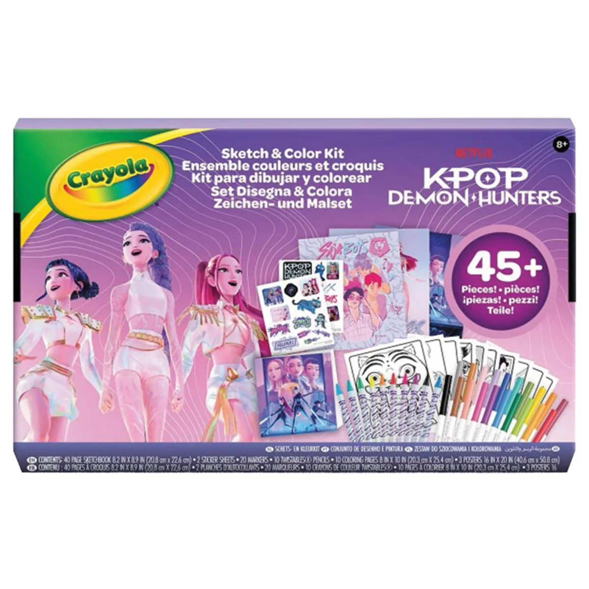 Комплект за творене 45 части KPop Demon Hunters