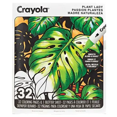 Корица на „Книжка за оцветяване 32+1 л. Plant Lady“