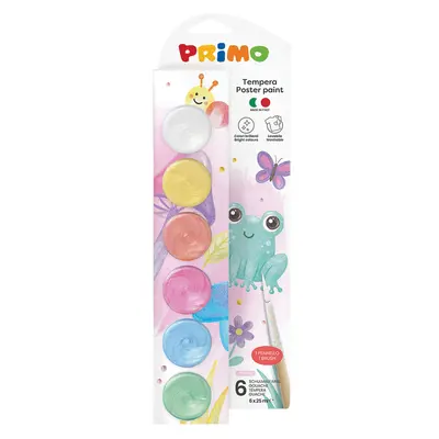 Корица на „Темперни бои Primo-Перла-6 цв. х 25 мл-бурканче“