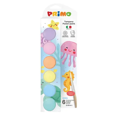 Корица на „Темпера 6 цв.х 25 мл + четка Pastel“