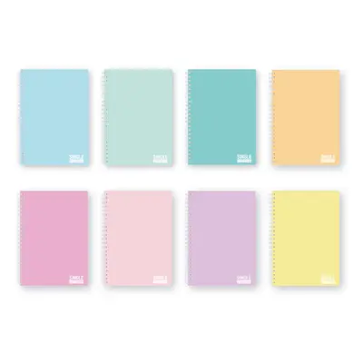 Корица на „Тетрадка Spree Pastel спирала-А5-100 л.-ш.ред"