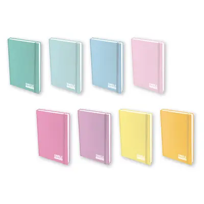 Корица на „Тефтер Spree с ластик Single Colour Pastel, 168л"