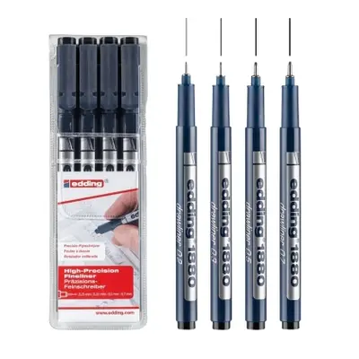 Корица на „Технически тънкописци edding®1880 drawliner, комплект 4 бр.“