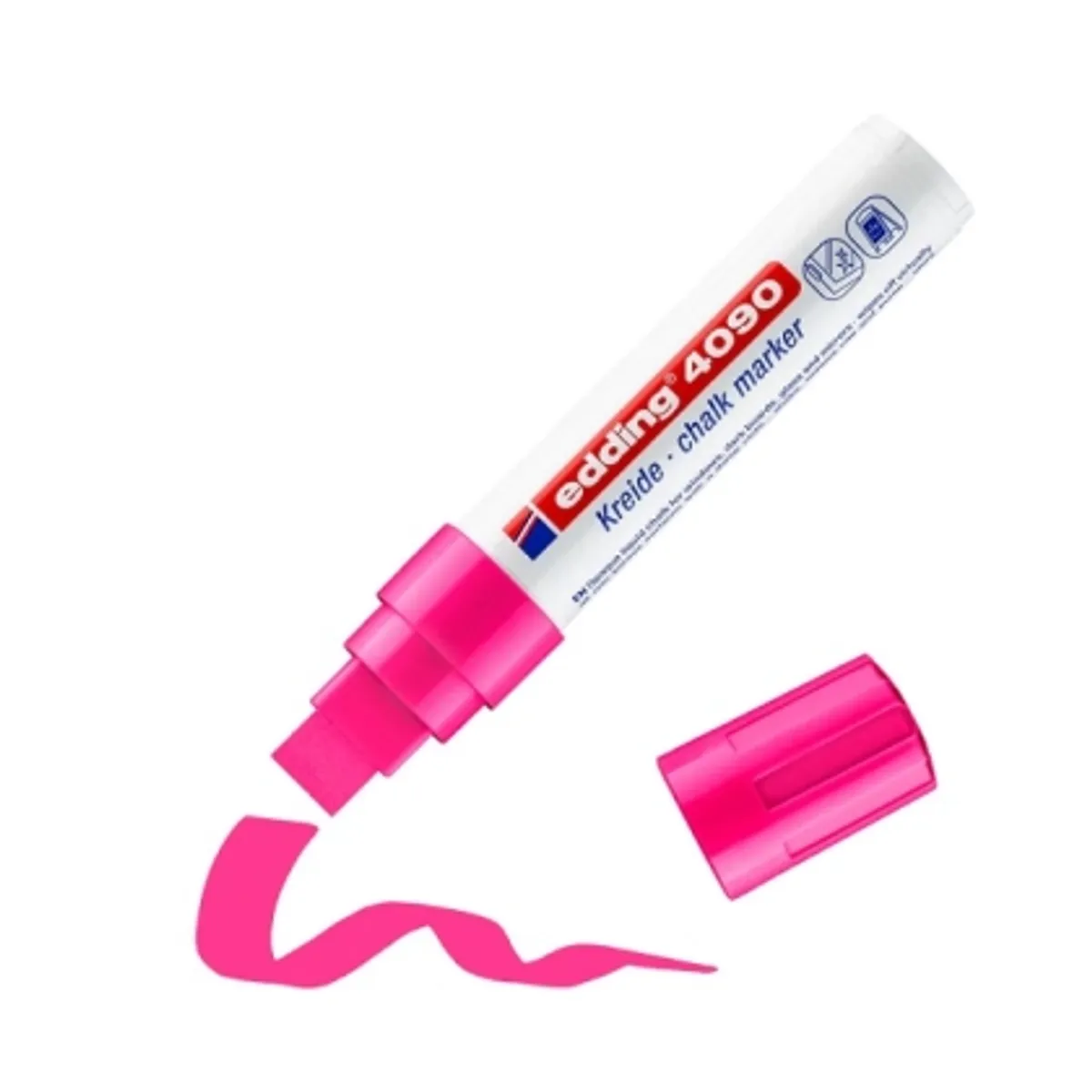 Тебеширен маркер edding®4090 за черна дъска и стъкло 4-15 mm — снимка 10