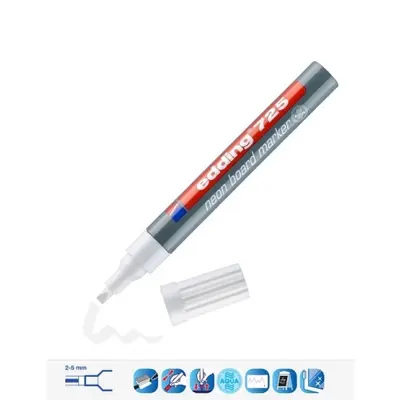 Корица на „Маркер edding® 725 Neon-Boardmarker за черна дъска и стъкло, 2-5mm"
