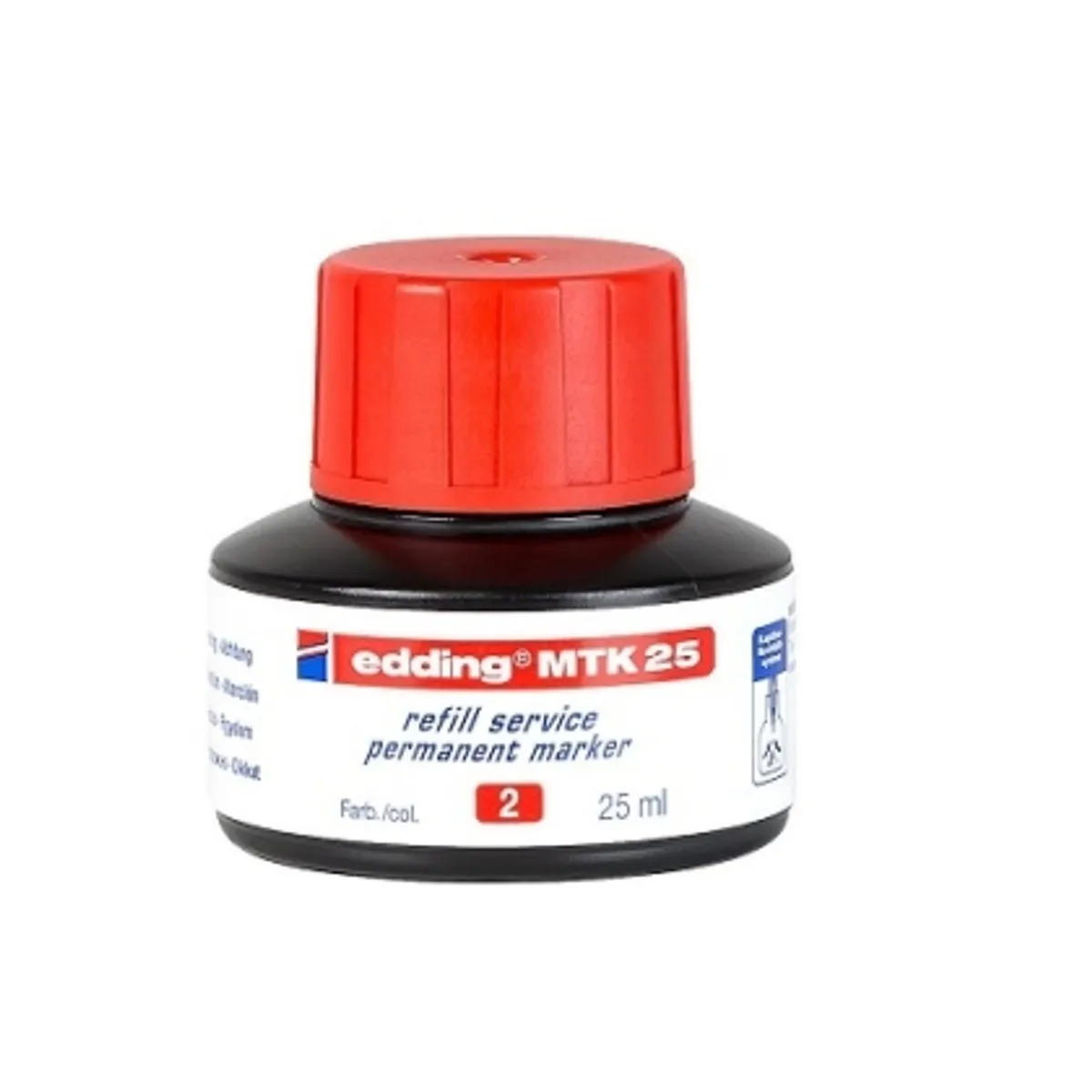 Мастило за перманентни маркери edding® MTK 25 refill service — снимка 2