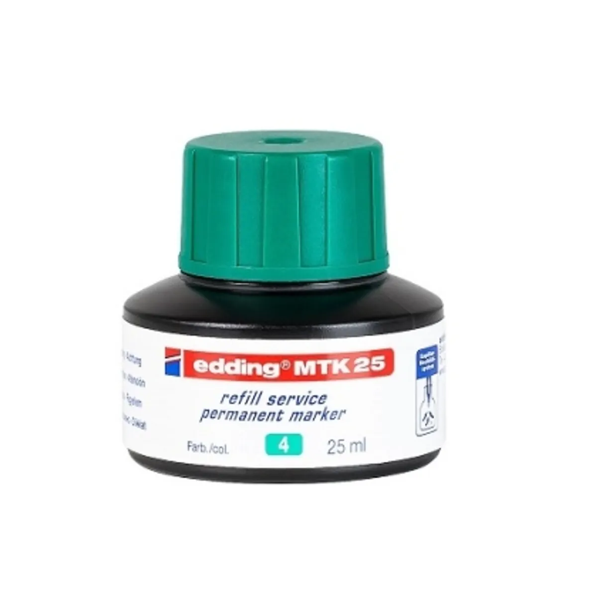 Мастило за перманентни маркери edding® MTK 25 refill service — снимка 4