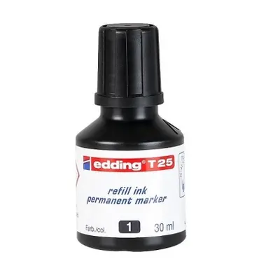 Корица на „Мастило edding® T25 за презареждане на перманентни маркери, 30 мл."