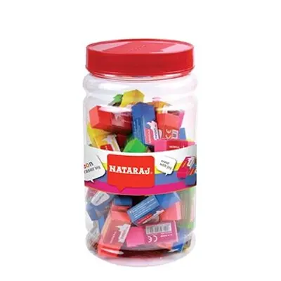 Корица на „Гума за молив Nataraj Neon Mini, микс, 150 бр. буркан“